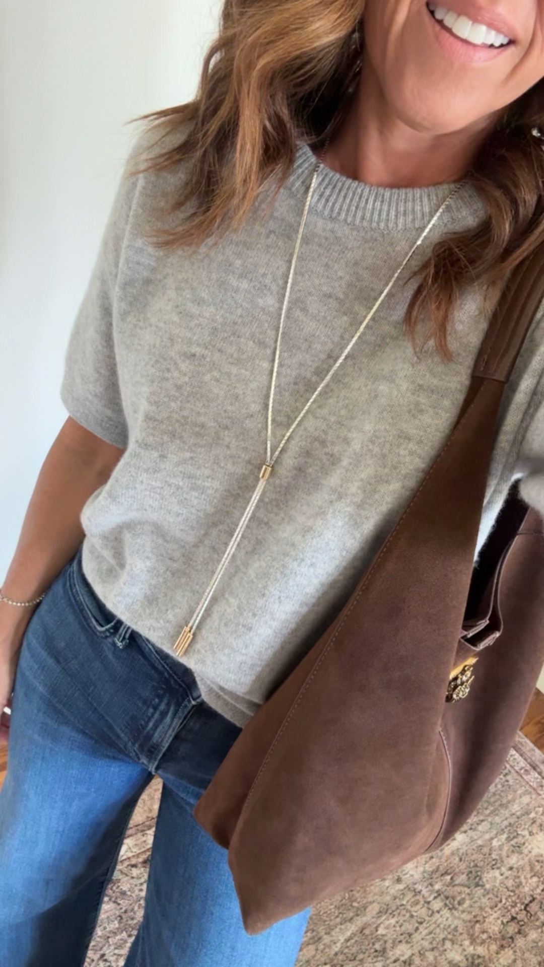 Nordstrom Anniversary sale
Cashmere sweater XS. Jeans TTS, 25

#LTKSaleAlert #LTKSeasonal #LTKOver40
