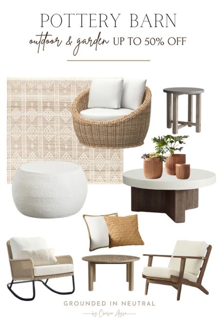 Pottery Barn is having an Outdoor & Garden Sale! It’s up to 50% OFF these patio items! I’m loving the Wicker Swivel Papasan Chair for all the style and comfort. 

#LTKHome #LTKSaleAlert #LTKSeasonal