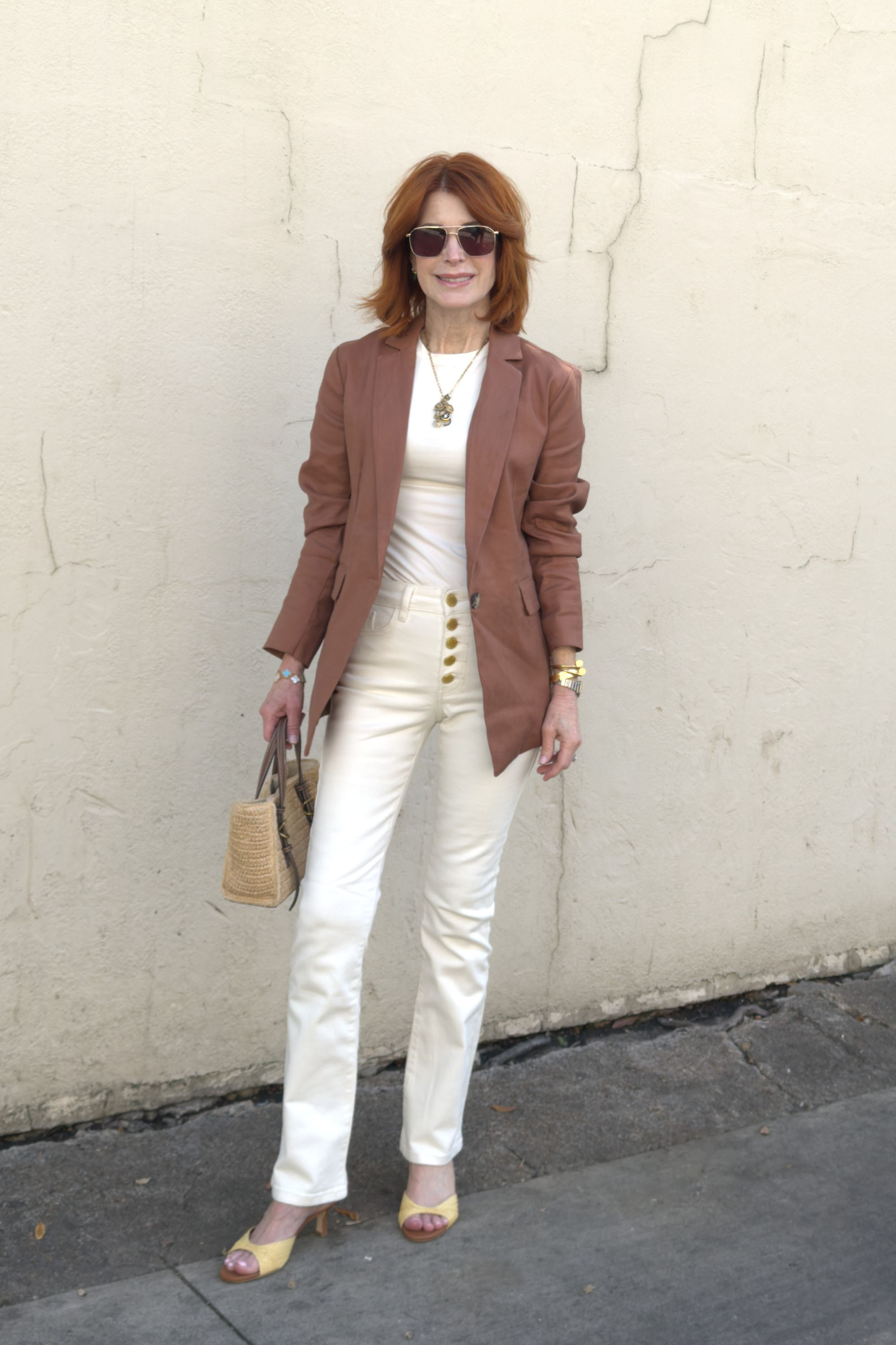 A simple white tee paired with a great blazer and denim is one of my favorite outfit formulas—it’s effortless, timeless, and always looks put together. 

 #LTKdayinmylife #LTKootd #LTKSeasonal