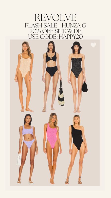 Revolve flash sale!! 20% off sitewide!! Don’t forget to use code: HAPPY20 - loving these swimsuits for the spring!!

Revolve, flash sale, swimwear, on sale 

#LTKstyletip #LTKsalealert #LTKSeasonal
