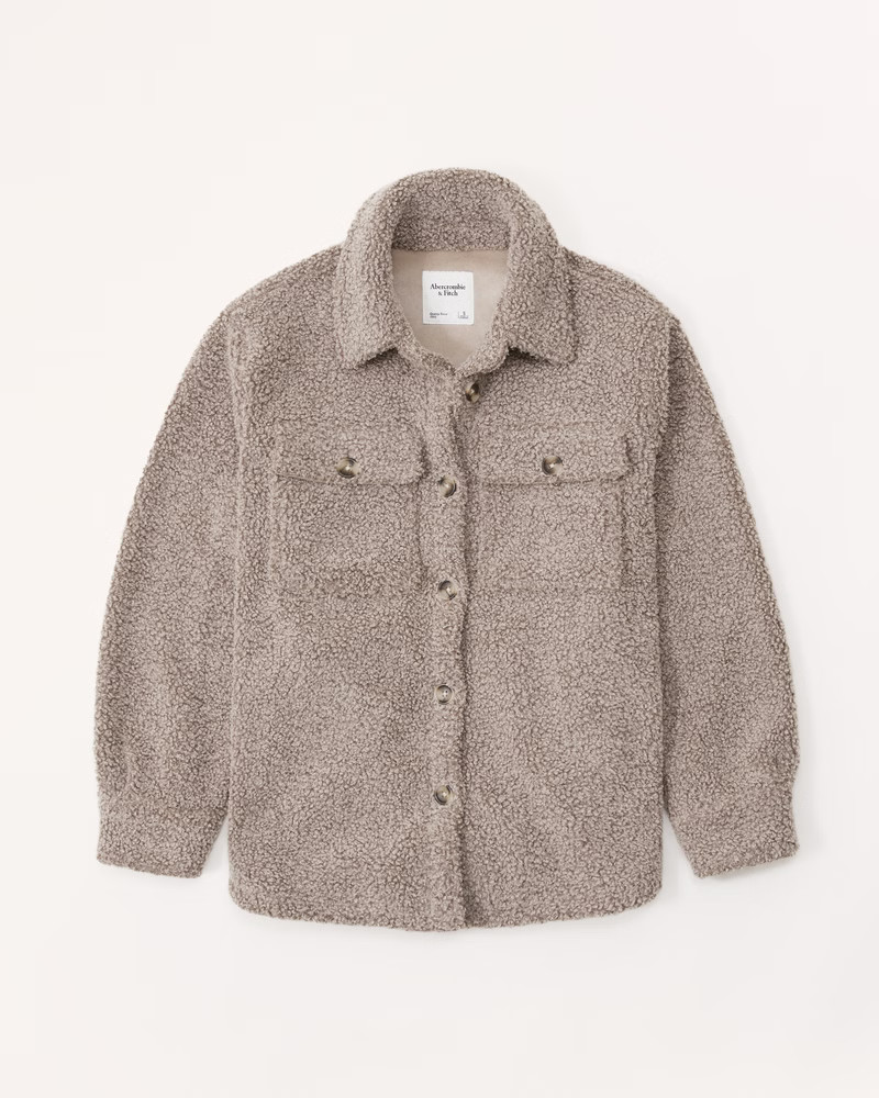 Sherpa Shirt Jacket | Abercrombie & Fitch (US)