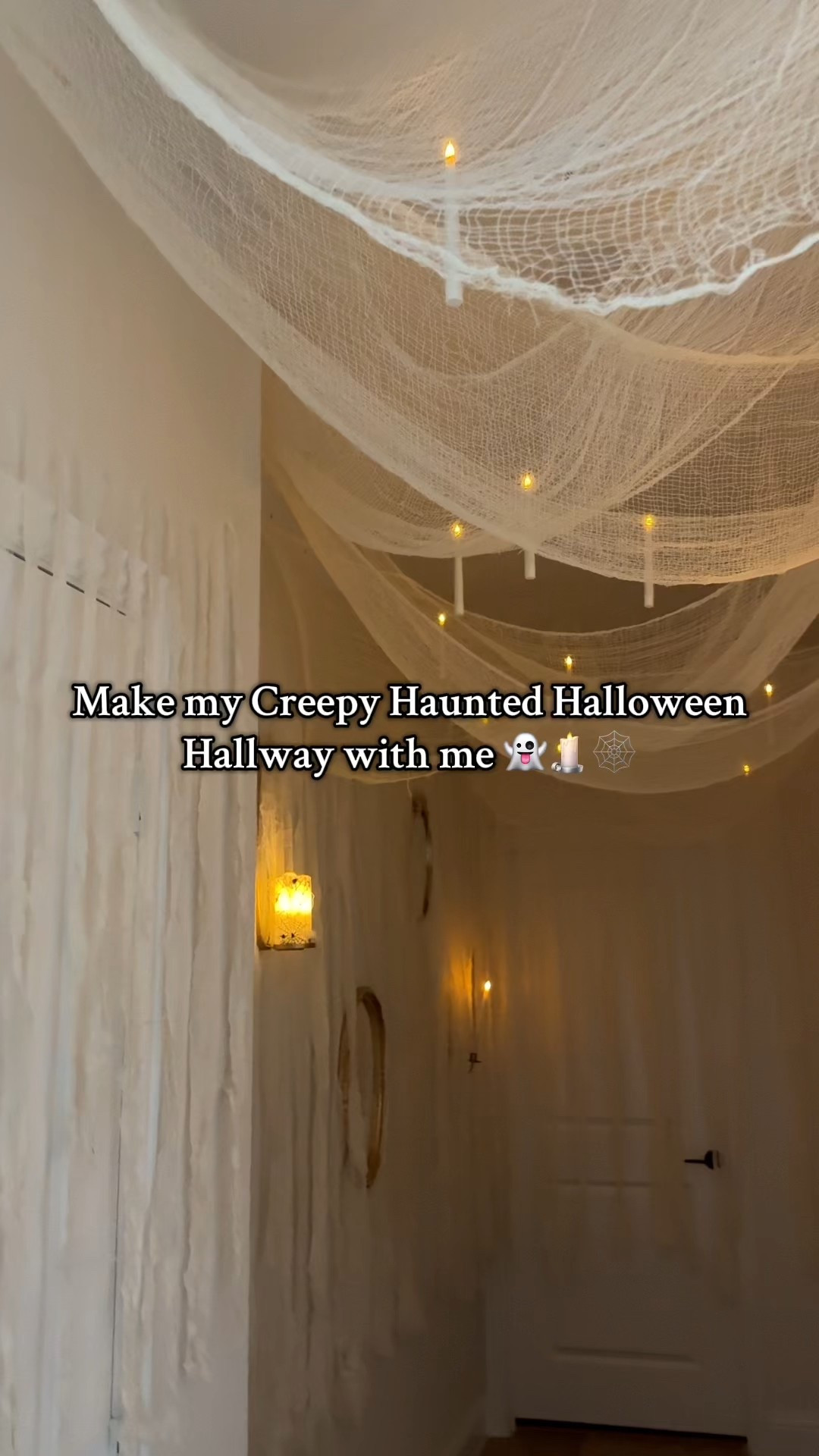 Step into my haunted hallway if you dare… 👻🕸️🕯️ With floating candles, creepy cloth, vintage mirrors & spider webs, this DIY hallway is straight out of a haunted mansion 🪞✨ Shop the exact spooky finds on my TikTok Shop + LTK to recreate the look at home 🎃🖤

#LTKHalloween #LTKSeasonal