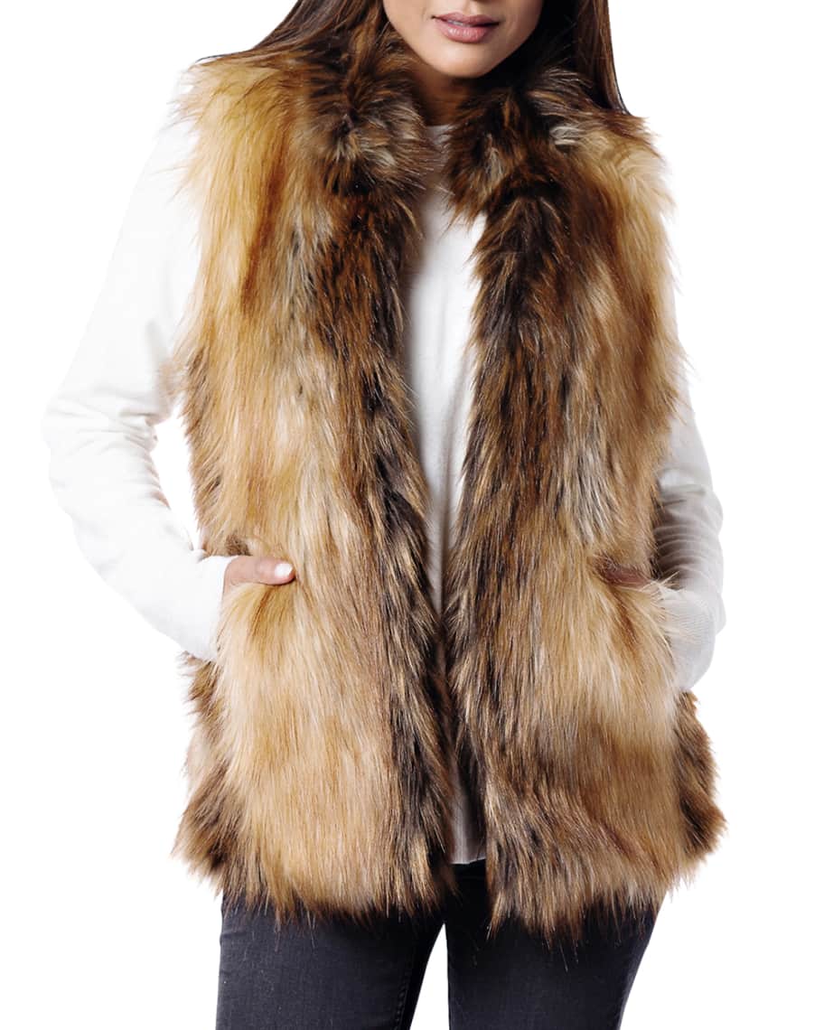 Fabulous Furs Limited Edition Faux-Fur Vest - Inclusive Sizing | Neiman Marcus