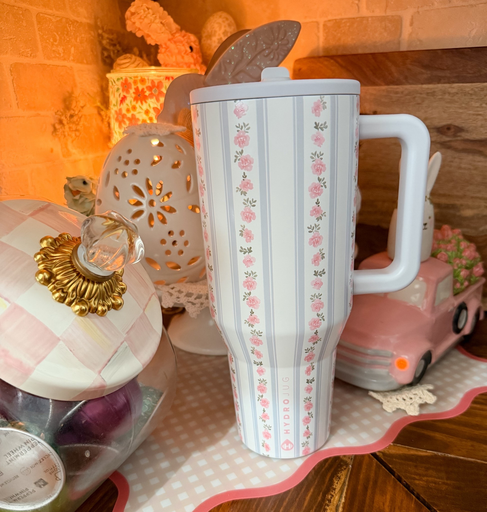 Rosebud Love shack fancy travel cup with flip strawps

#LTKvlog #LTKfoodie #LTKTravel