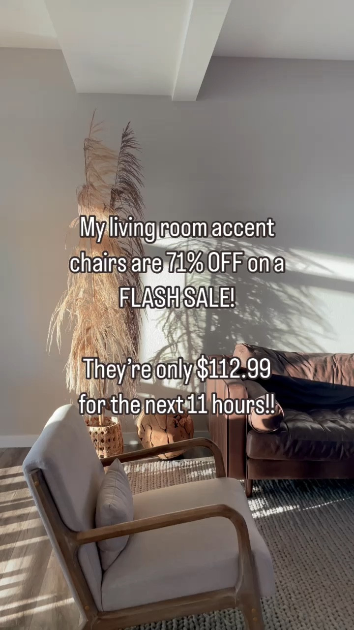 I’ve never seen my living room accent chair this cheap!!

For the next 11 hours they are on flash sale for $112.99 which is a whopping 71% OFF!!

#affordablefurniture #modernaccentchair #blackfriday #apartmentdecor #homedecor #modernhome #modernapartment #modernneutral 

#LTKCyberWeek #LTKHome