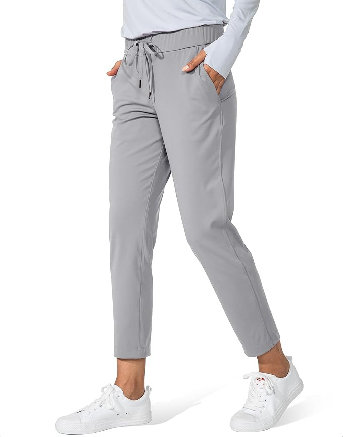 G Gradual Women's Pants with Deep Pockets 7/8 Stretch Ankle Sweatpants for Golf, Athletic, Lounge... | Amazon (US)