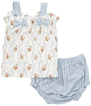Angel Dear Baby Girls Bamboo Heirloom Rose Stripe Diaper Set | Dillard's | Dillard's