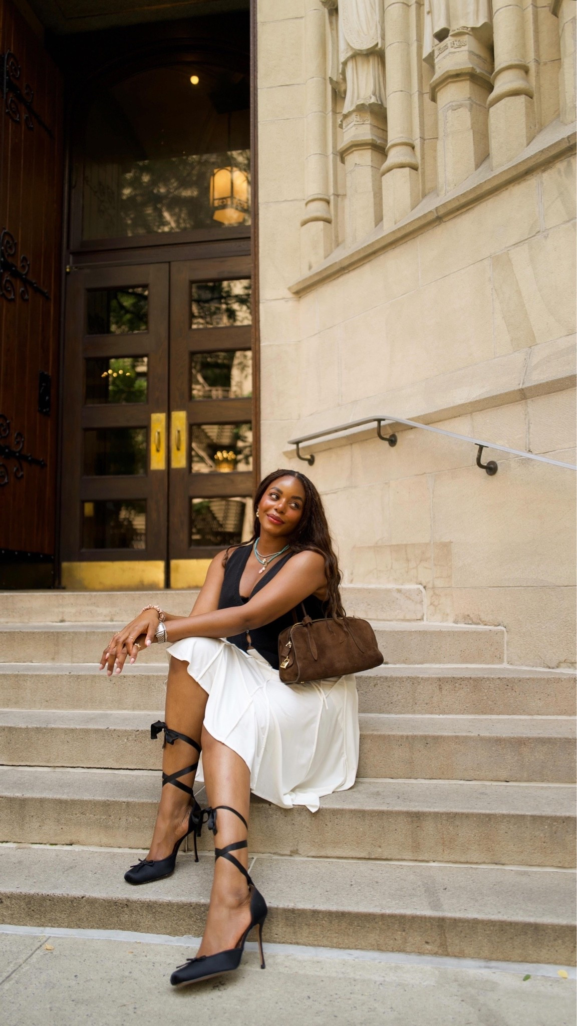 In love with these ballerina ankle wrap up heels from DSW! So feminine and girly - perfect for date night, concert outfit, and more. Linking these heels below! .. For more links to wedding guest dress summer, teacher outfits, country concert outfits, back to school outfits, date night outfits, vacation outfits beach, business casual workwear, travel outfits, summer dresses, concert outfits,  follow me on LTK! ✨

#LTKsummer #LTKshoes #LTKworkwear