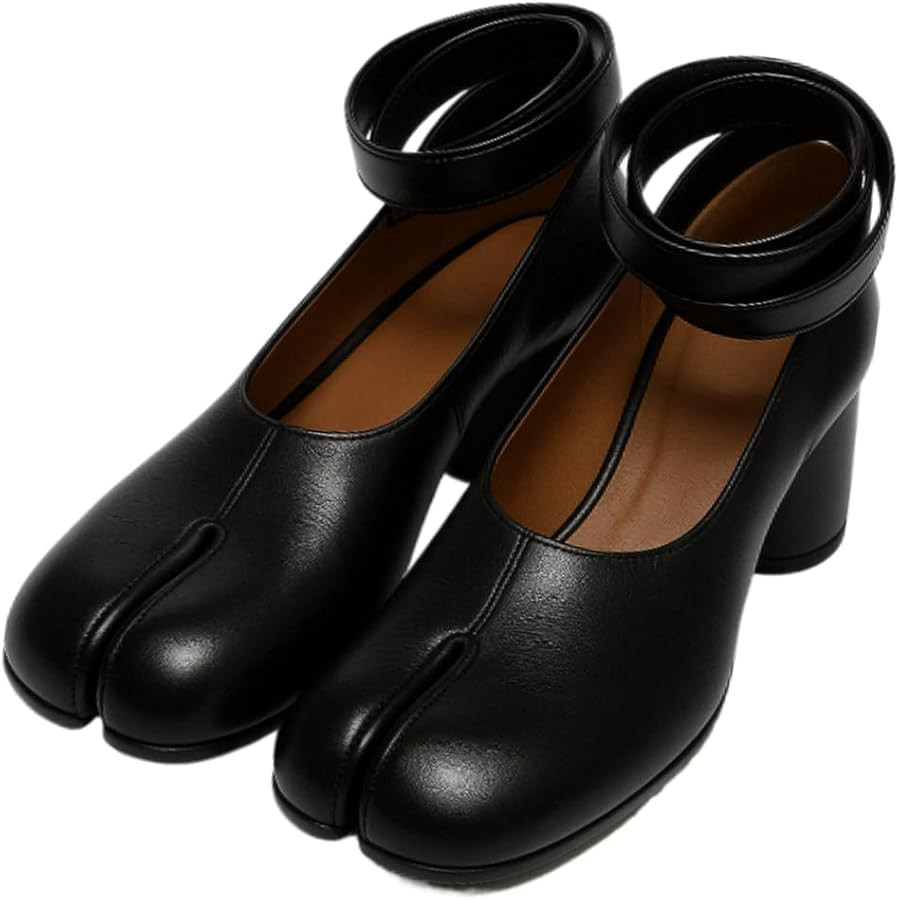 Geerta Tabi Shoes Women Mary Janes Cute Retro Trendy - Split Toe Sandals Casual Comfortable Walki... | Amazon (US)