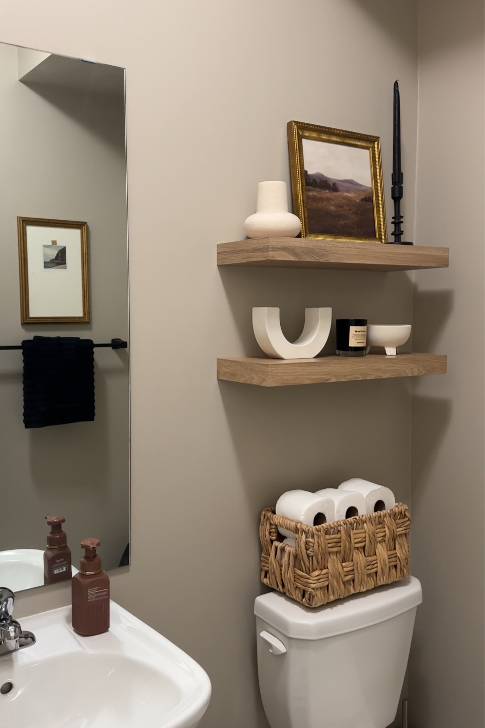 Powder room decor 🤎

#LTKSeasonal #LTKSaleAlert