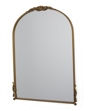 Gold Round Top Vanity Mirror | Marshalls