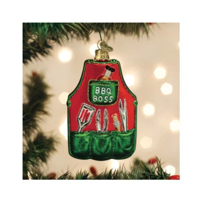 Old World Christmas Bbq Apron Blown Glass Hanging Figurine Ornament | Wayfair North America
