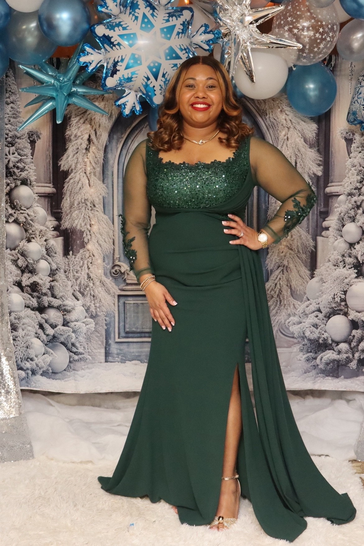 Thank you shein for a beautiful gala dress, shoes Steve Madden 

#LTKHoliday #LTKPlusSize #LTKgrwm