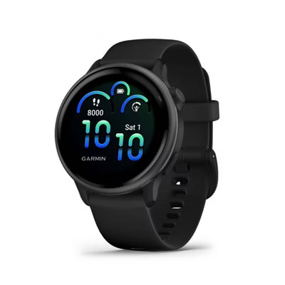 Garmin Vivoactive 6 Smartwatch Slate with Black Band | Target