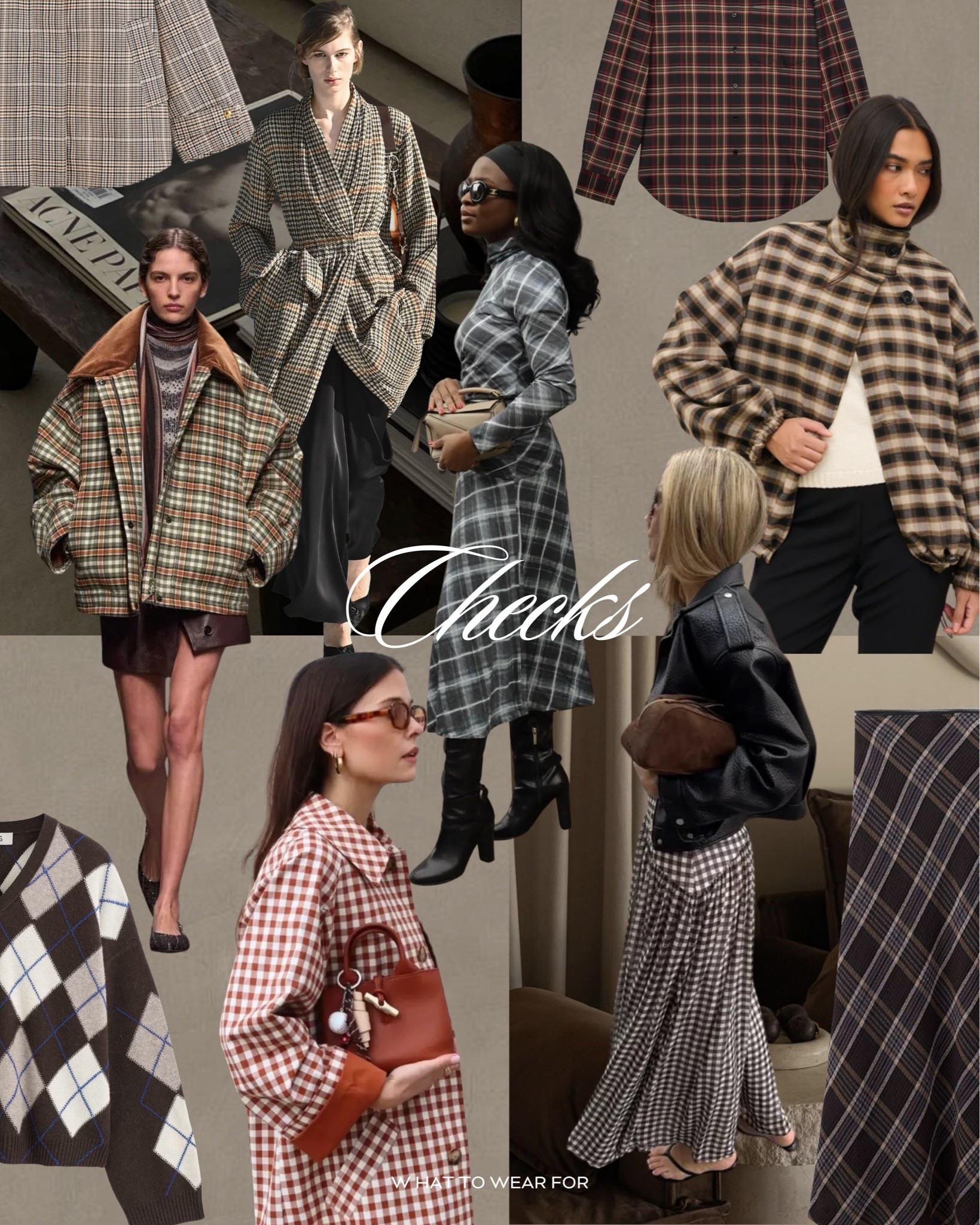 Trending: Checks

Autumn fashion, layering, check jackets, midi skirt

#LTKautumn