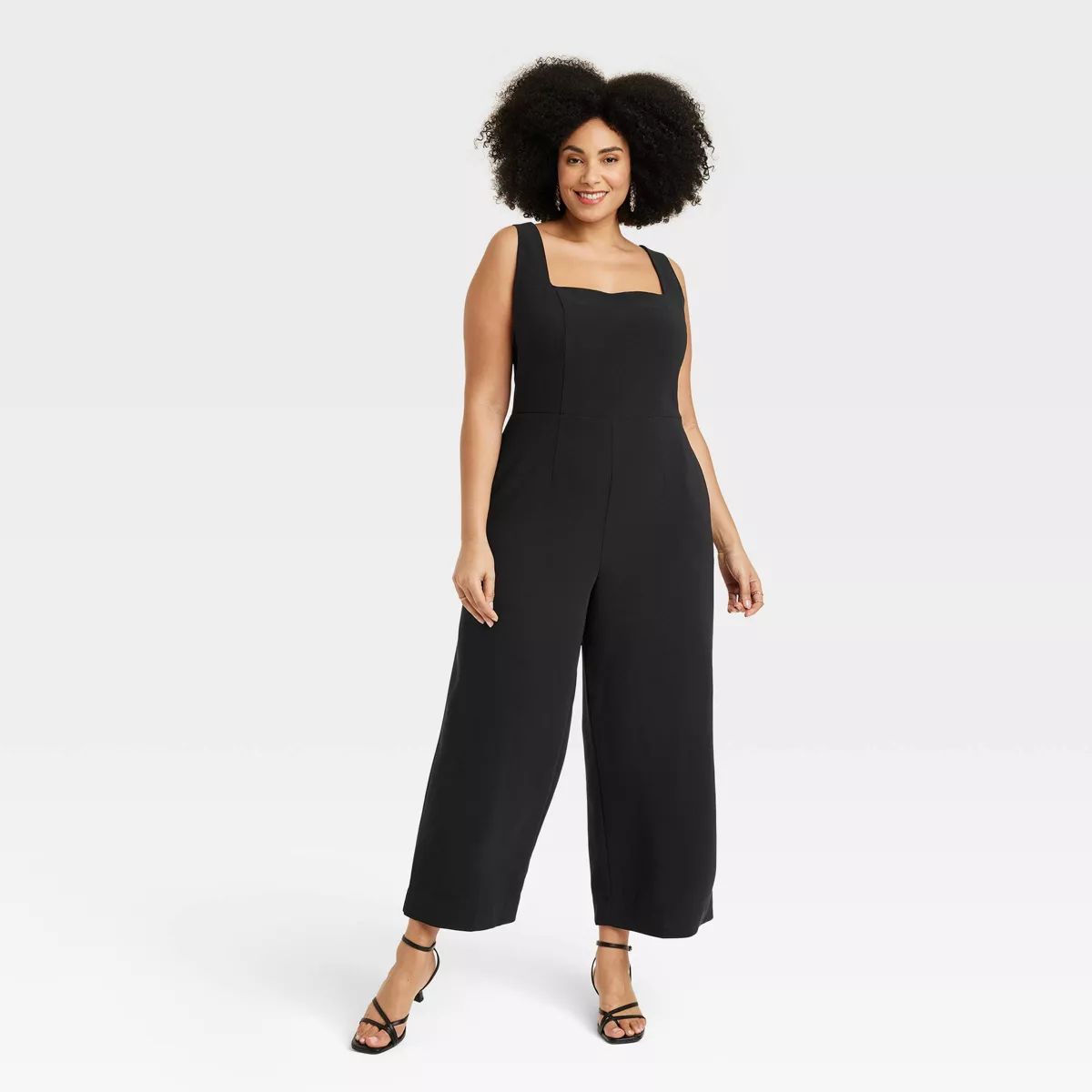 Women's Maxi Jumpsuit - A New Day™ Black M | Target