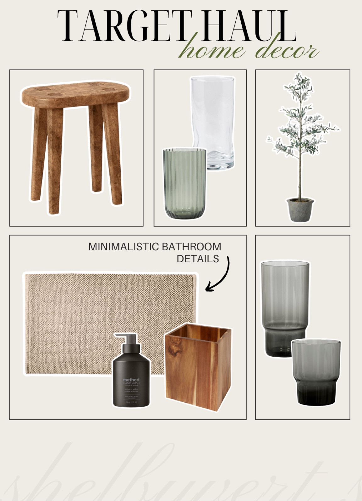 Neutral & minimalistic home decor finds from target! Im adding green as a little pop of color 🌿☕️🤍 

#LTKStyleTip #LTKHome