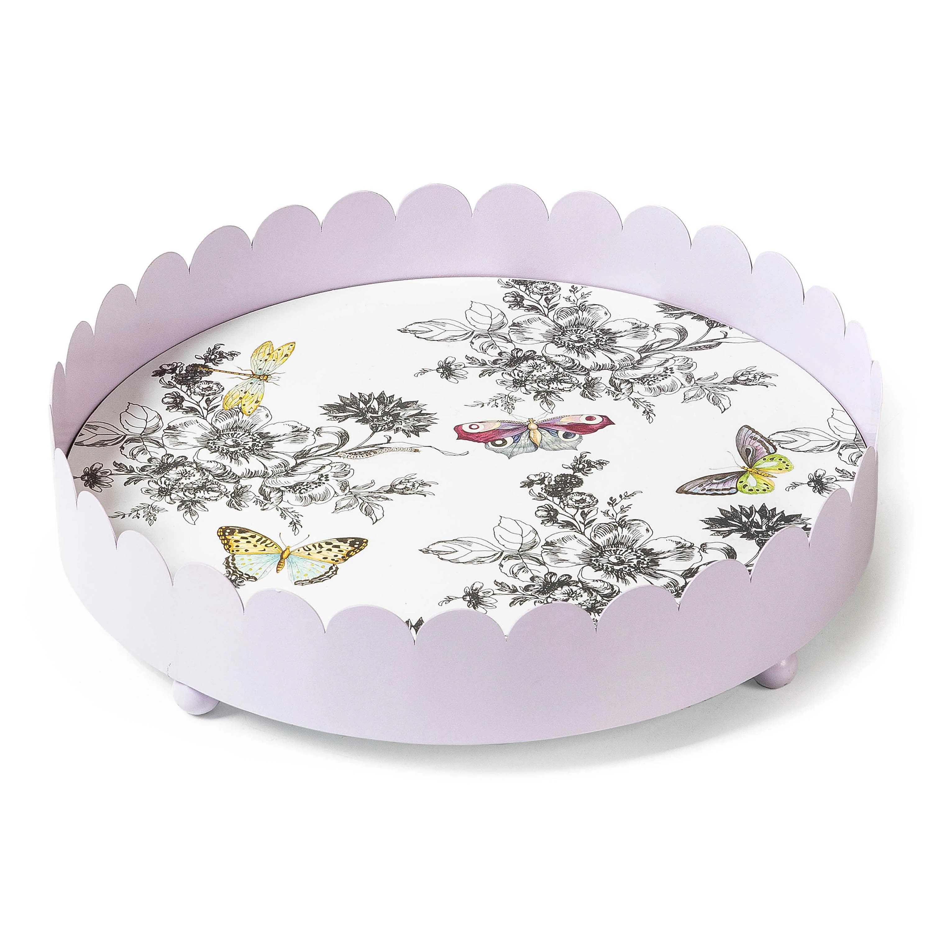 MacKenzie Childs Butterfly Toile Tray | Wayfair | Wayfair North America