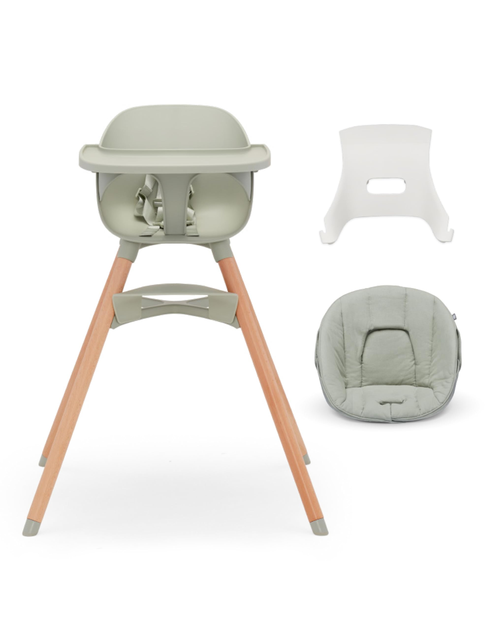 Lalo The High Chair Infant Kit - Convertible Wooden High Chair for Babies & Toddlers with Infant ... | Amazon (US)