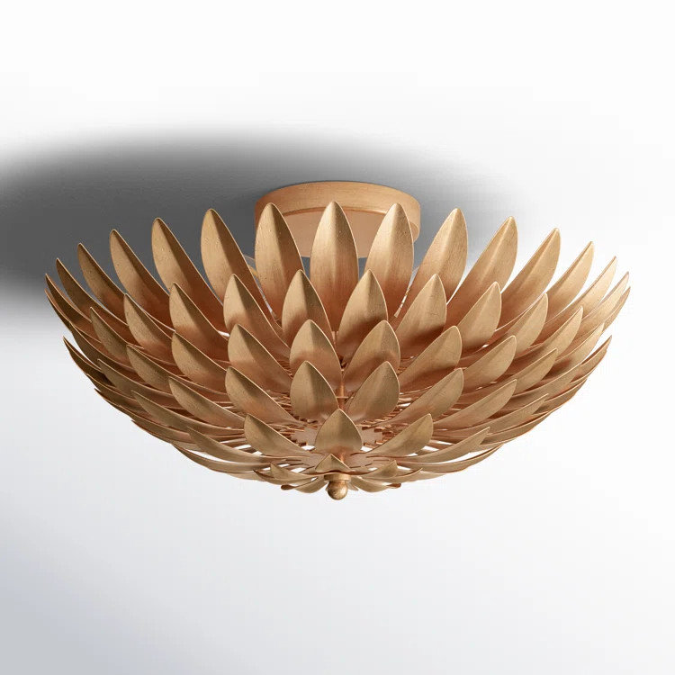 Margo 4 Light Metal Semi Flush Mount | Birch Lane