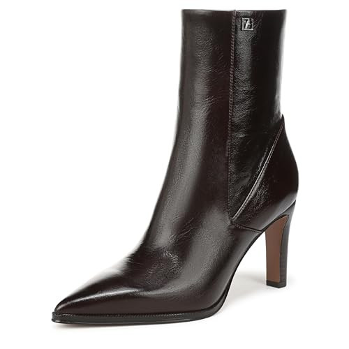 Franco Sarto Women's Appia Ankle Boot Dark Brown Leather 9.5 M | Amazon (US)