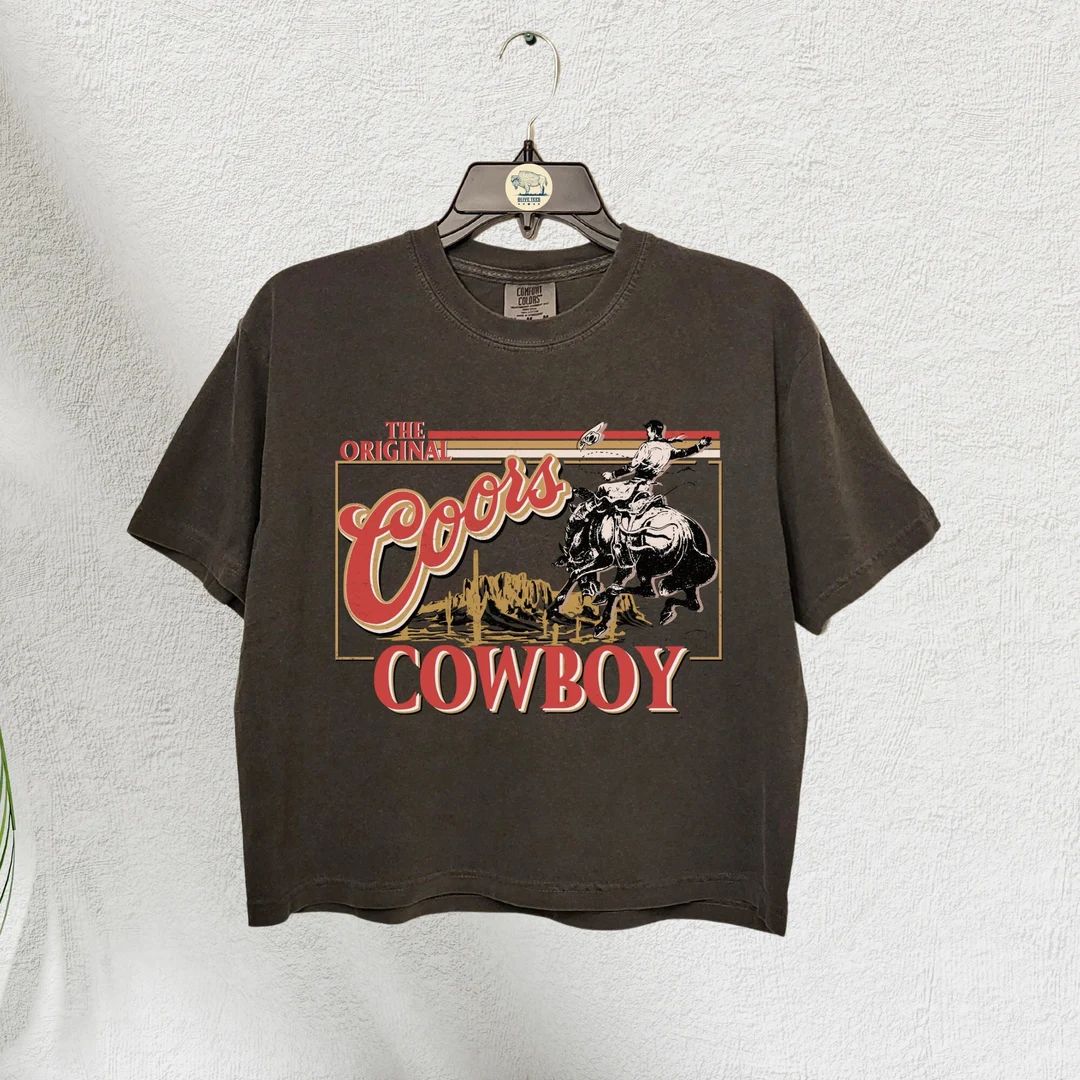 Western Comfort Colors Crop Top, Country Cowgirl Shirt, Western T Shirt, Comfort Colors Sweatshir... | Etsy (US)