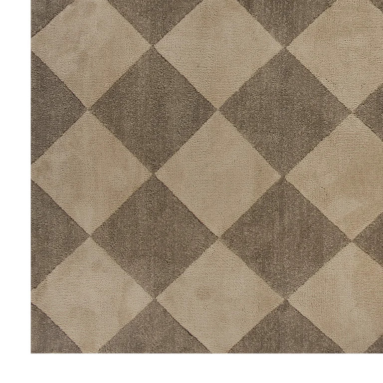 Better Homes & Gardens Brown Diamond Indoor 8' x 10' Area Rug | Walmart (US)
