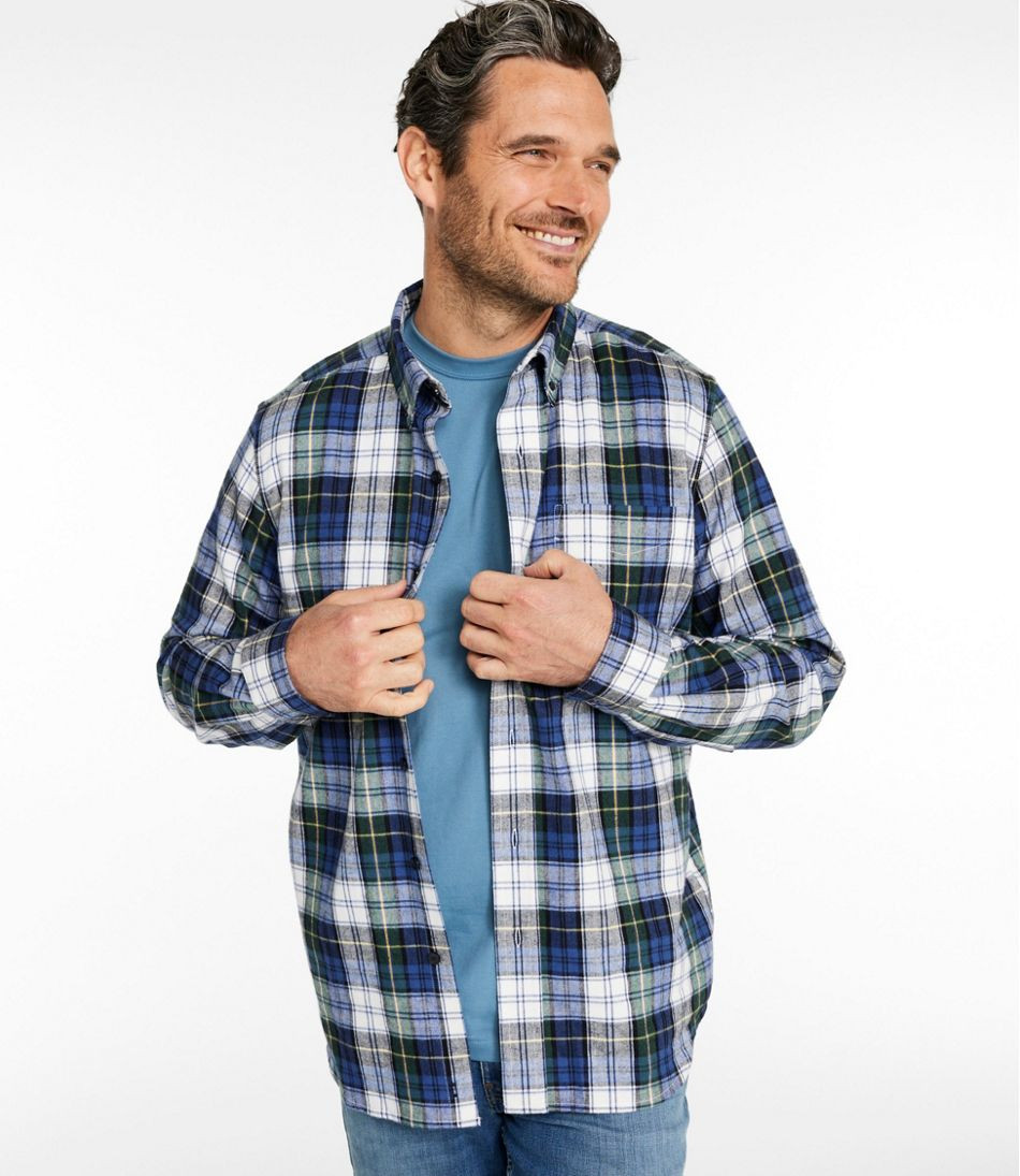 Men's Scotch Plaid Flannel Shirt, Traditional Fit | L.L. Bean