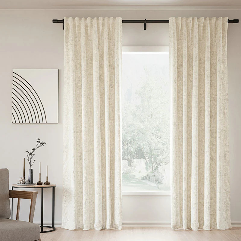 Lille Linen Curtains Drape Soft Top | Homerilla