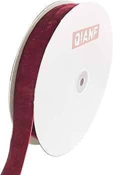 Velvet Ribbon, 1 1/2-Inch by 25-Yard Spool (Burgundy) | Amazon (US)