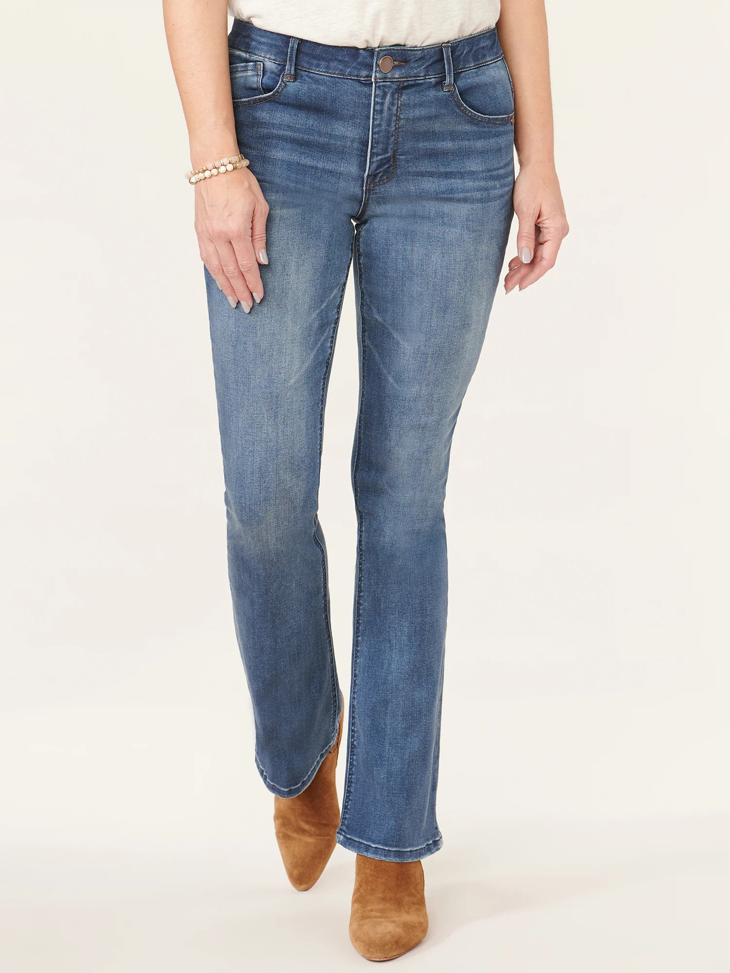 "Ab"solution® High Rise Artisanal Petite Itty Bitty Boot Jean | Democracy Clothing