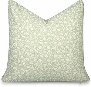 Crumbs Home Modern Farmhouse California Casual Indoor Outdoor Throw Pillow Cover, 22"x22" Water R... | Amazon (US)