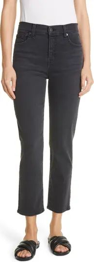 Veronica Beard Ryleigh High Waist Stretch Slim Straight Leg Jeans | Nordstrom | Nordstrom