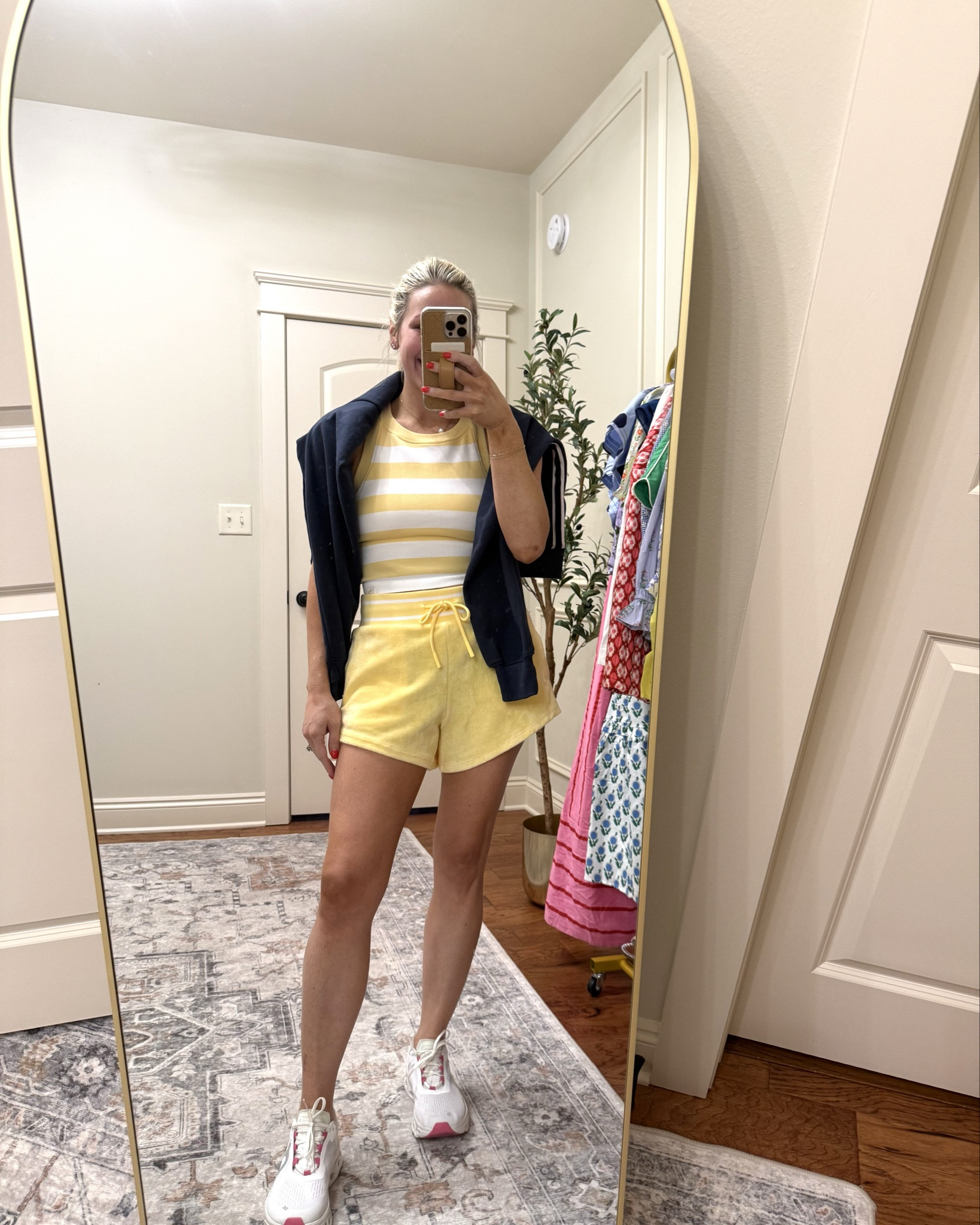 Target sale
Top and bottoms size small
Pullover size large for an oversized fit 
Shoes- TTS On cloud but I always size up a 1/2 size in tennis shoes 

#LTKSaleAlert #LTKActive #LTKFindsUnder100