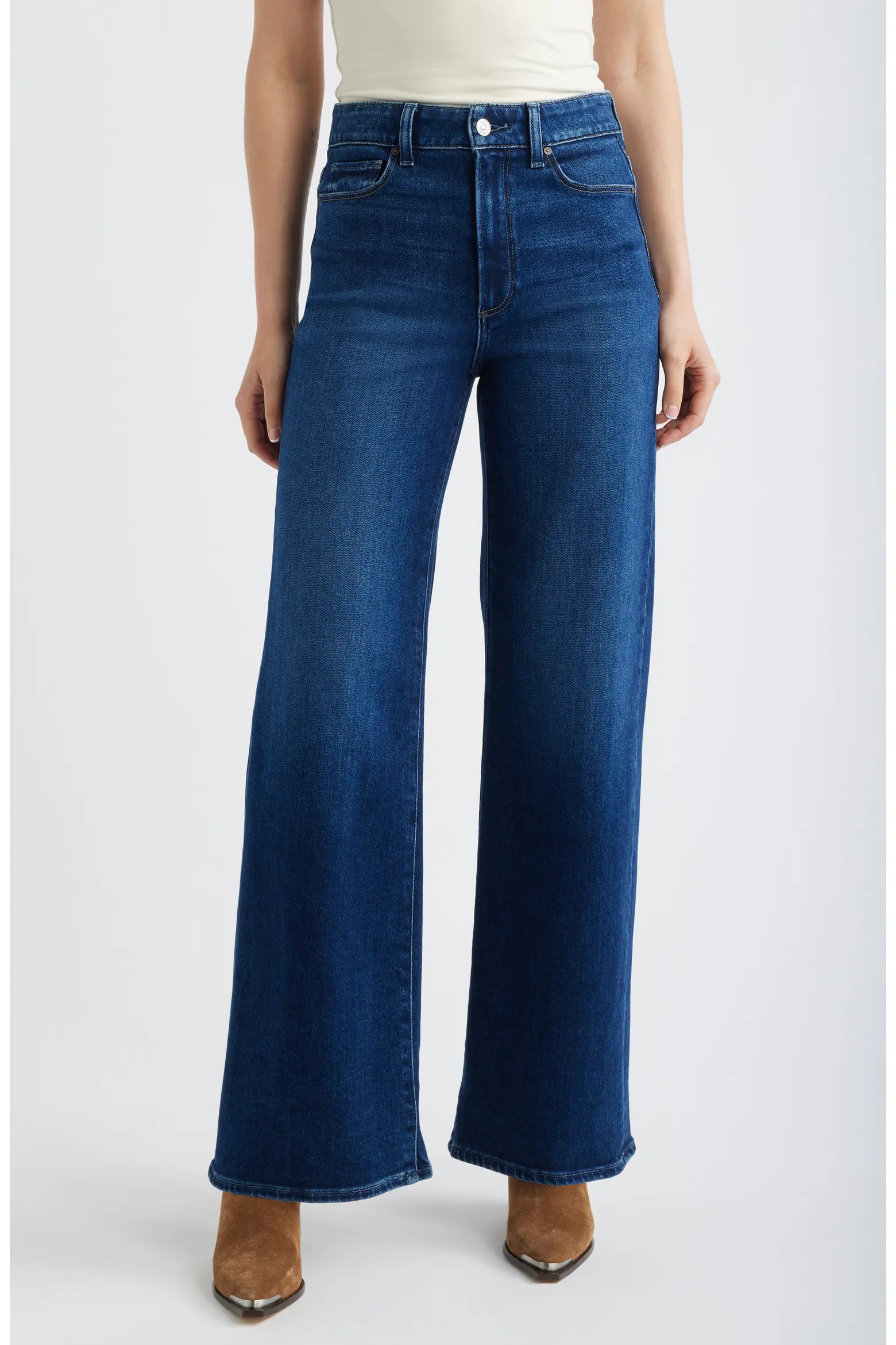 Anessa High Waist Wide Leg Jeans (Women) | Nordstrom | Nordstrom