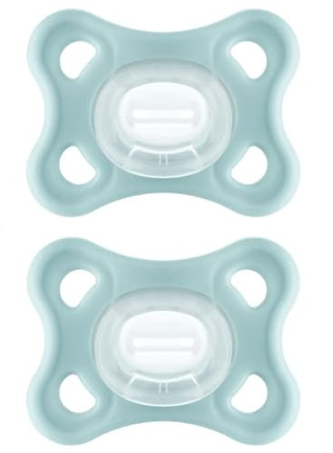 MAM Comfort Pacifiers, Newborn Pacifiers (2 Pack) MAM Pacifiers 3-12 Months, Best Pacifier for Breastfed Babies, Unisex Silicone Pacifier | Amazon (US)