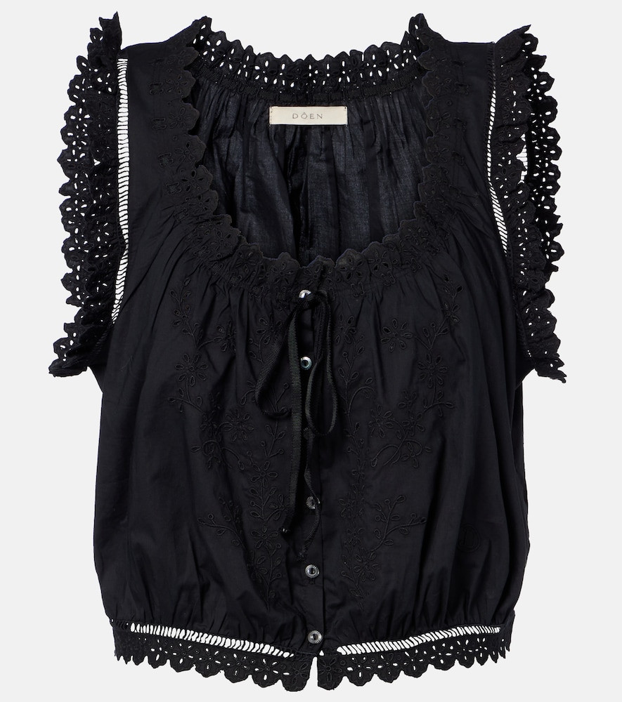 Dôen Traveler embroidered cotton top | Mytheresa (US/CA)
