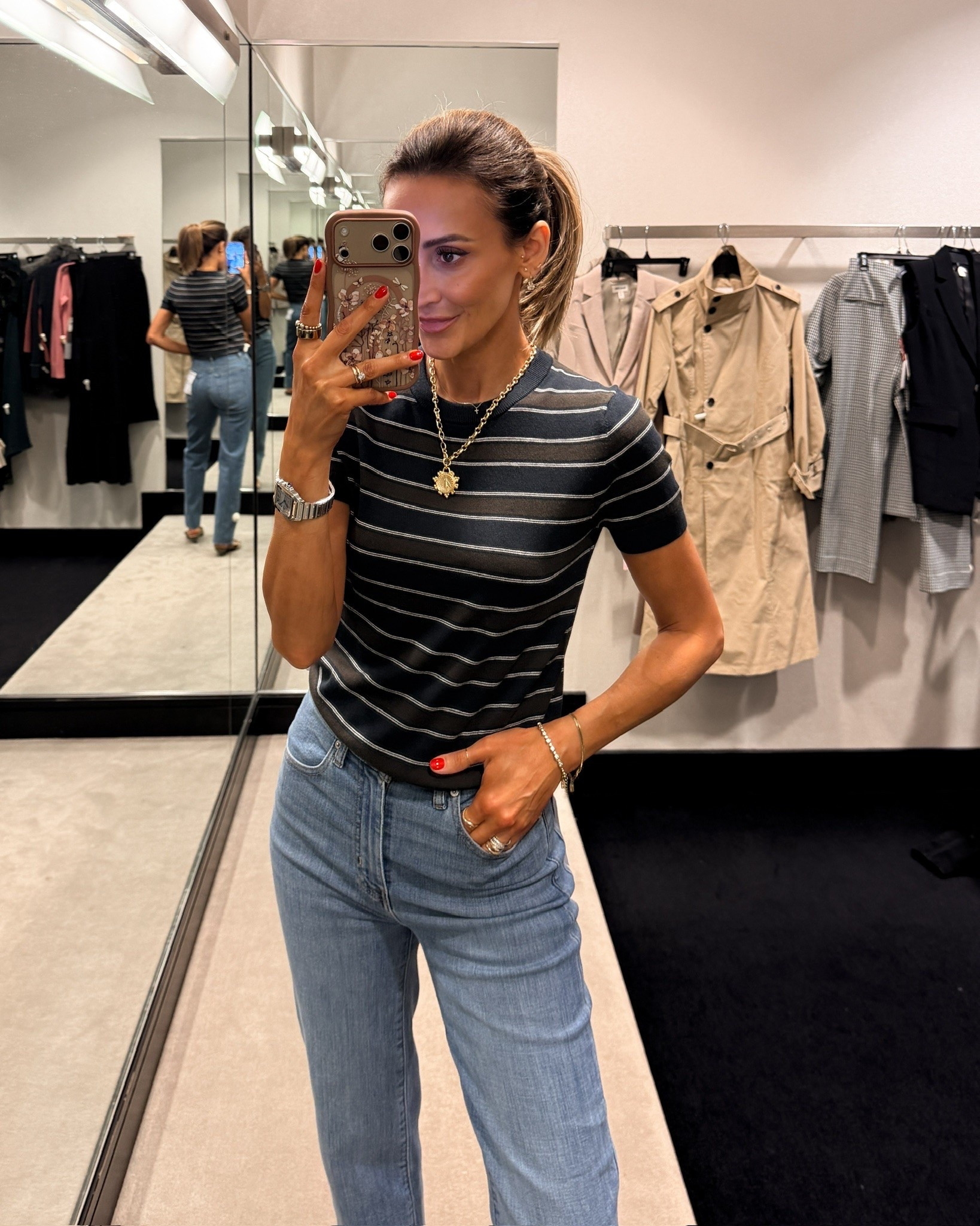Nordstrom sale: Paired the cutest little basic tee with these raw hem straight leg pants and I feel like the fit is perfect

#LTKootd #LTKSaleAlert #LTKSeasonal