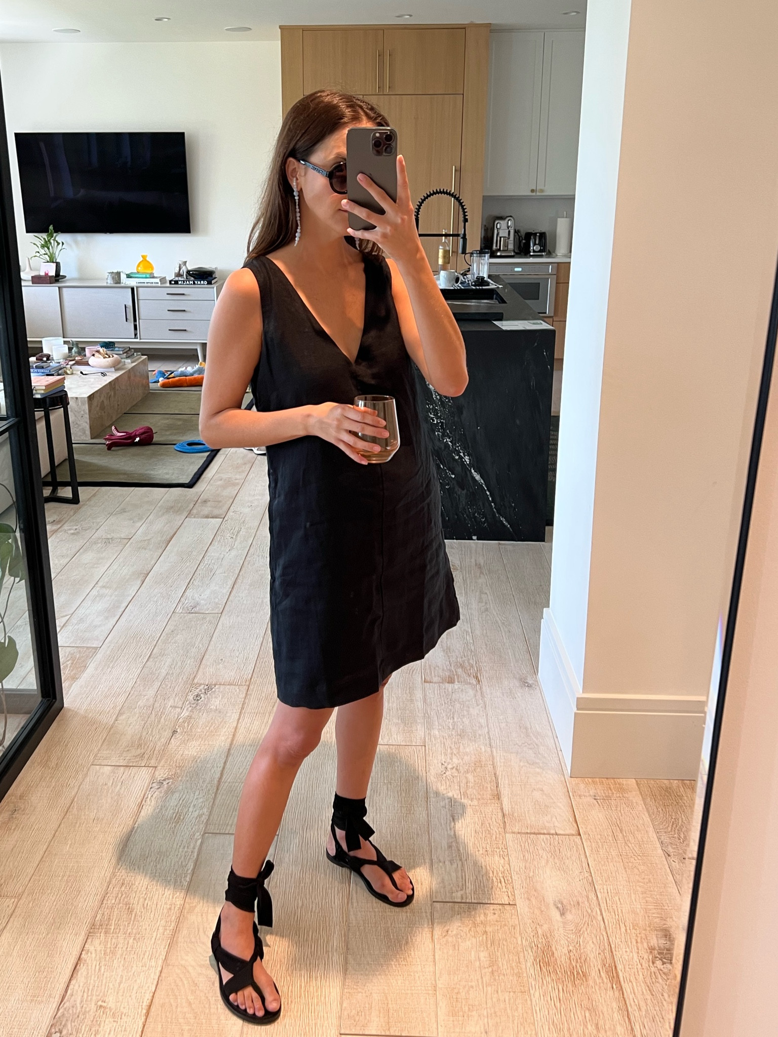 Wearing a size small!