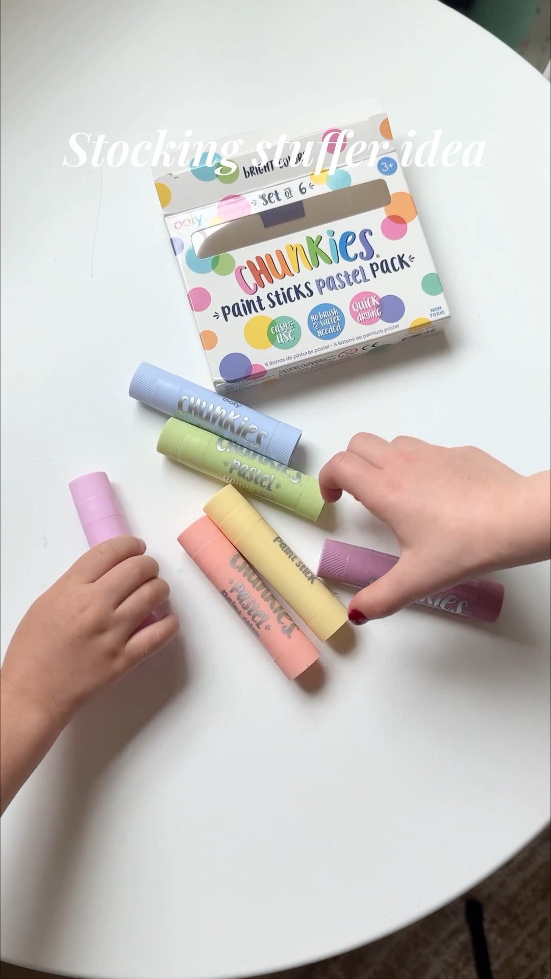 Quick ship stocking stuffer idea! These paint sticks are a favorite of our kids. Easy to color large areas quickly without the mess or stains. 

#LTKGiftGuide #LTKKids #LTKHoliday