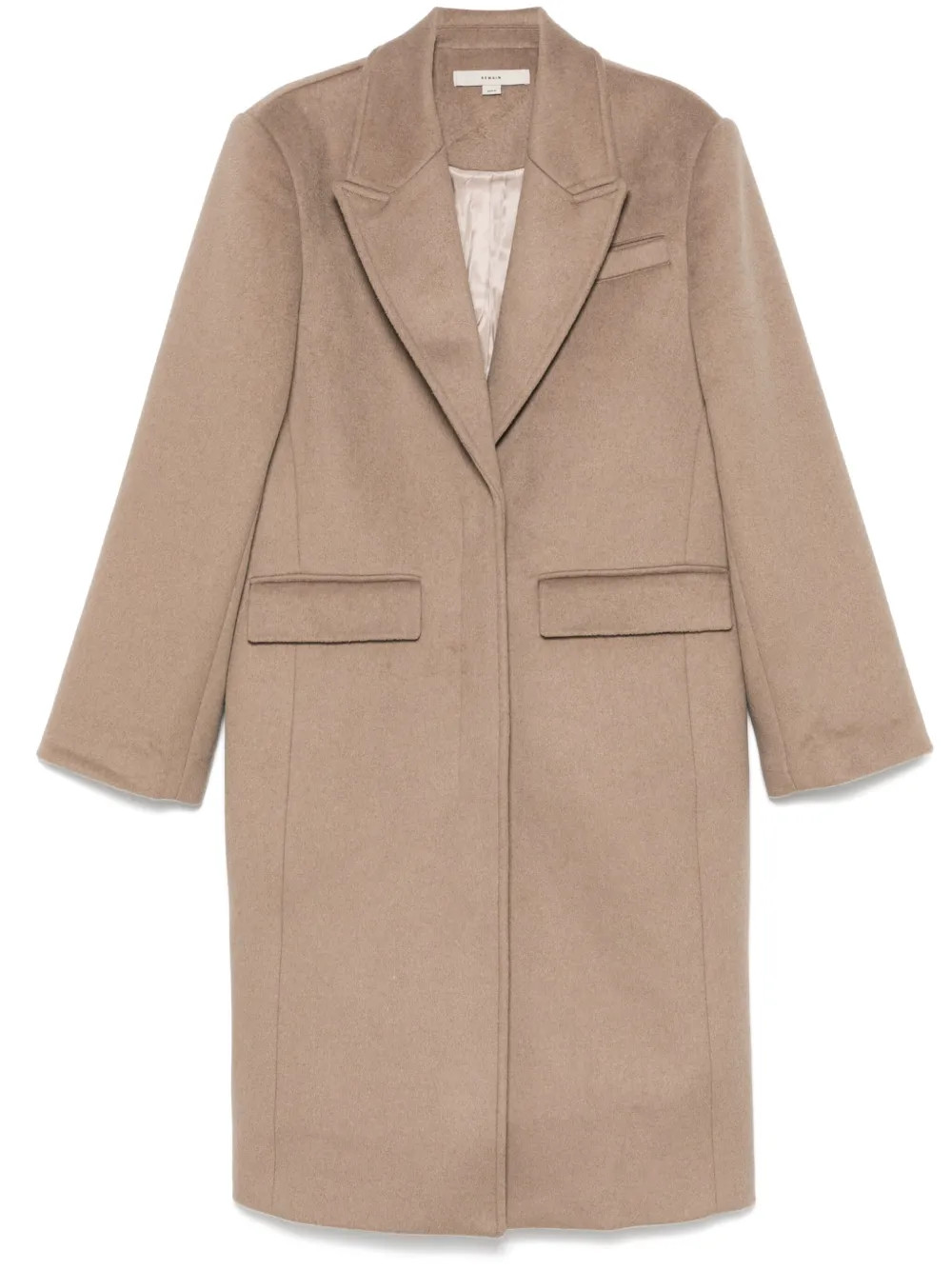 brushed coat | Farfetch Global