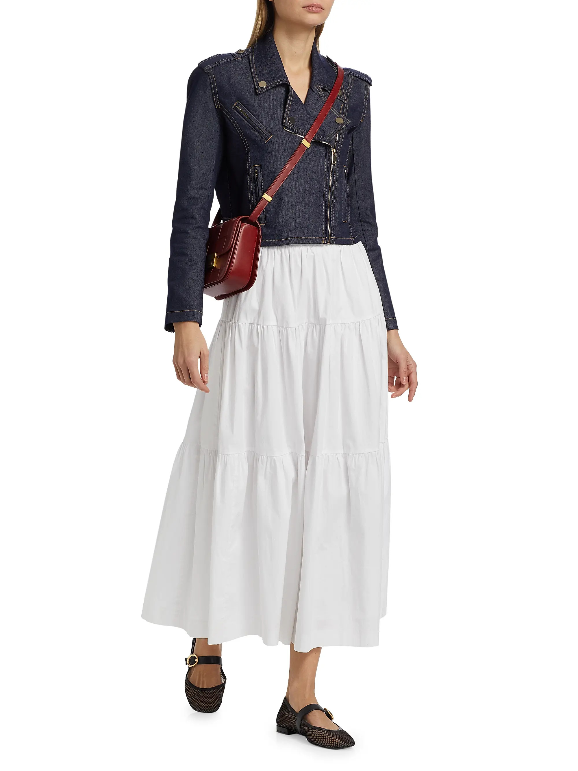 Cosita Denim Moto Jacket | Saks Fifth Avenue