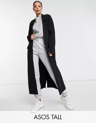 ASOS DESIGN Tall soft duster in black | ASOS (Global)