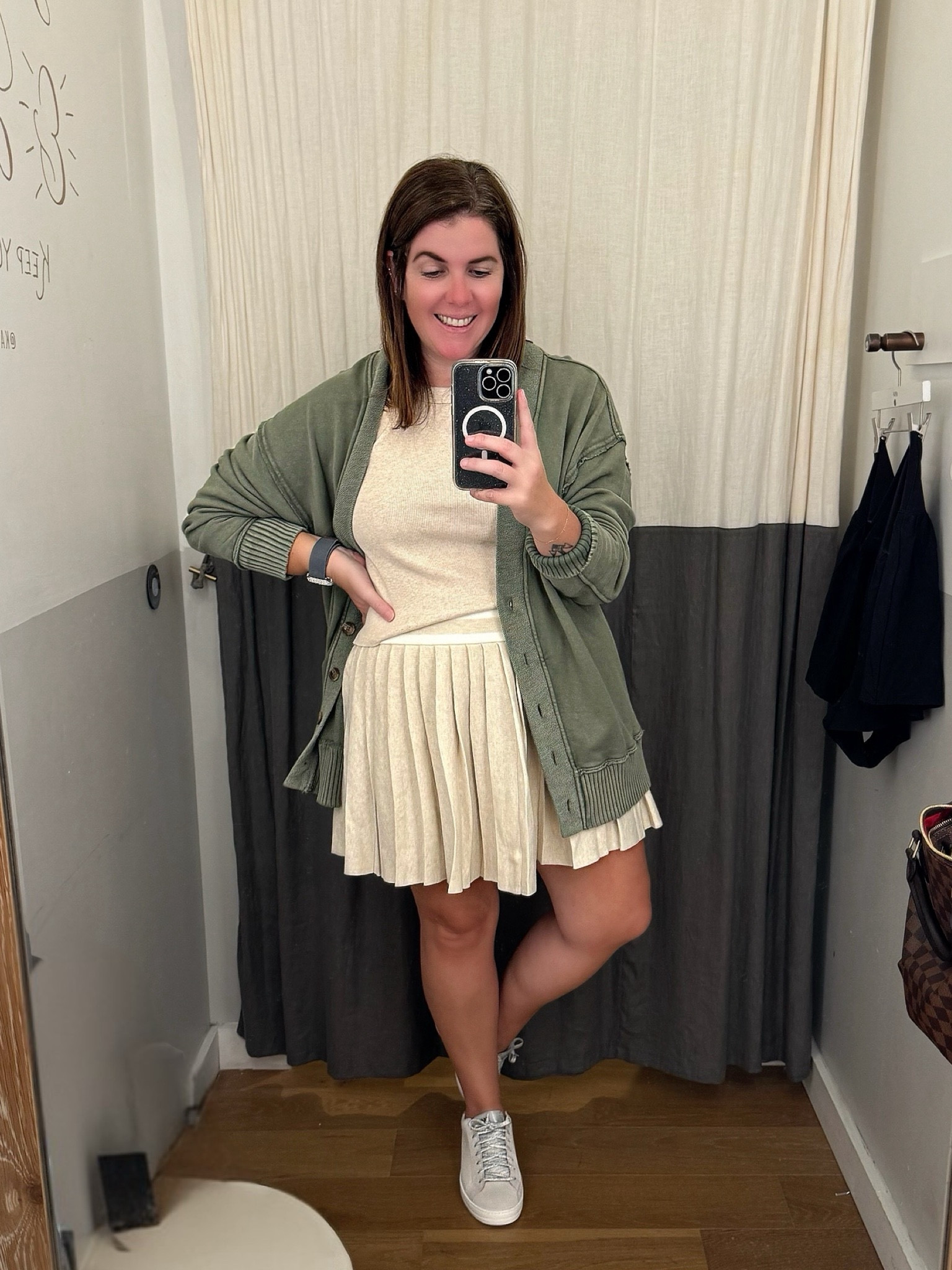 I want this look is all available colors and it will be my uniform for fall! 😍 The cardigan, skirt and tank all run TTS, they are all available in additional color options and they will be 20% off during the LTK Fall Sale! 

#LTKFallSale #LTKSaleAlert #LTKStyleTip