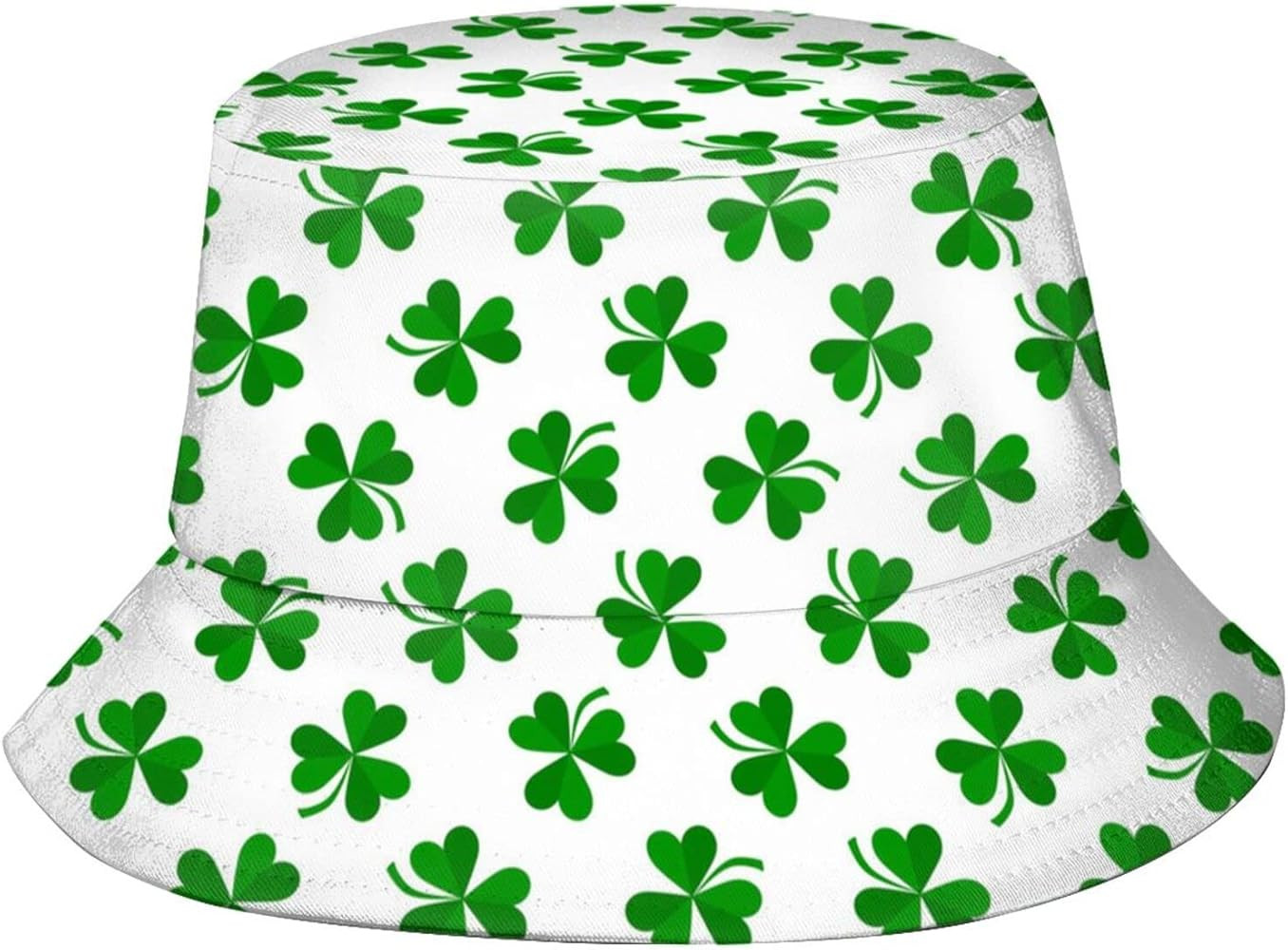 St. Patrick's Day Clover Bucket Hat Sun Hats for Unisex Women Men Foldable Fisherman Hat Summer T... | Amazon (US)