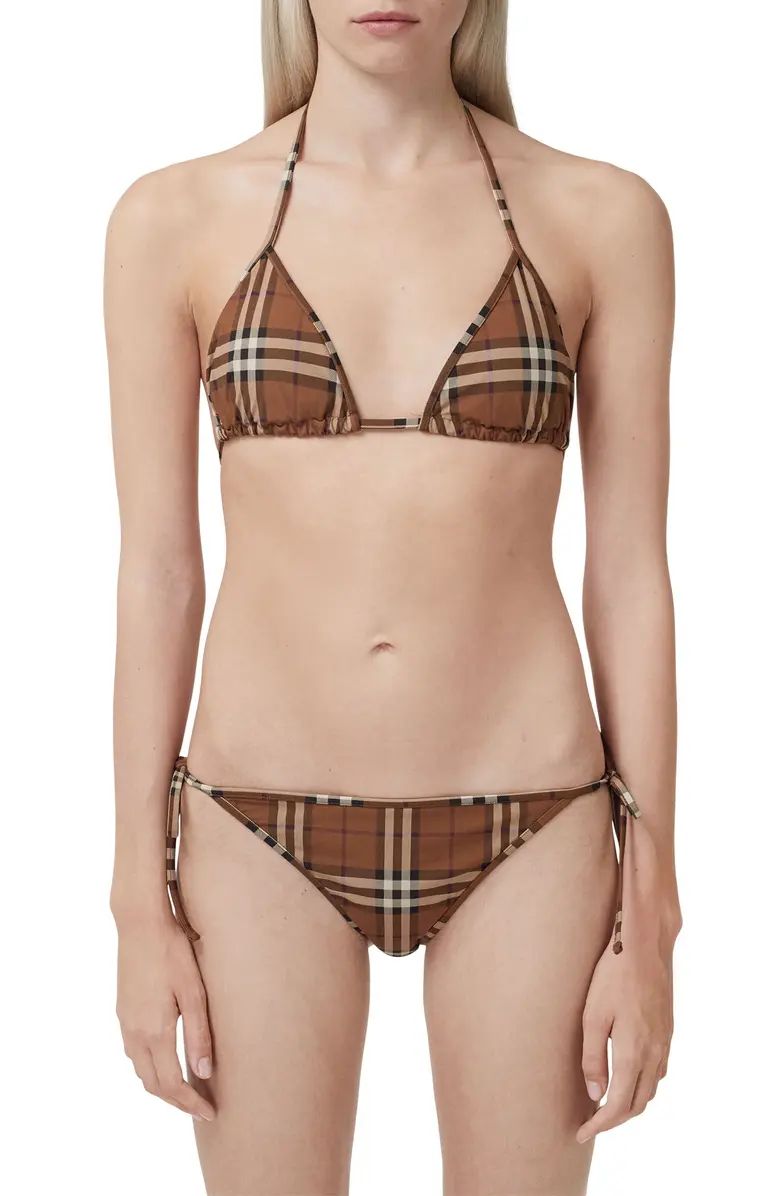 Burberry Cobb Check Two-Piece Swimsuit | Nordstrom | Nordstrom