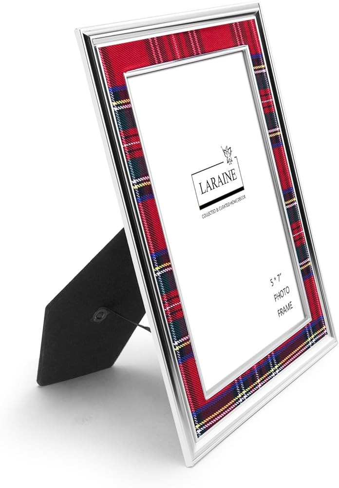 LARAINE Picture Photo Frame 3-color Plaid Metal High Definition Display Pictures for Tabletop Hom... | Amazon (US)