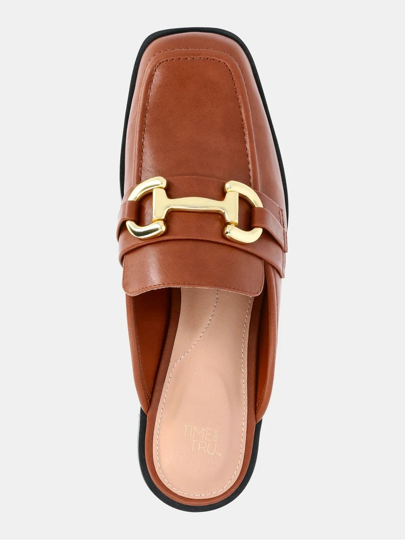 Time and Tru Women's Loafer Mules | Walmart (US)