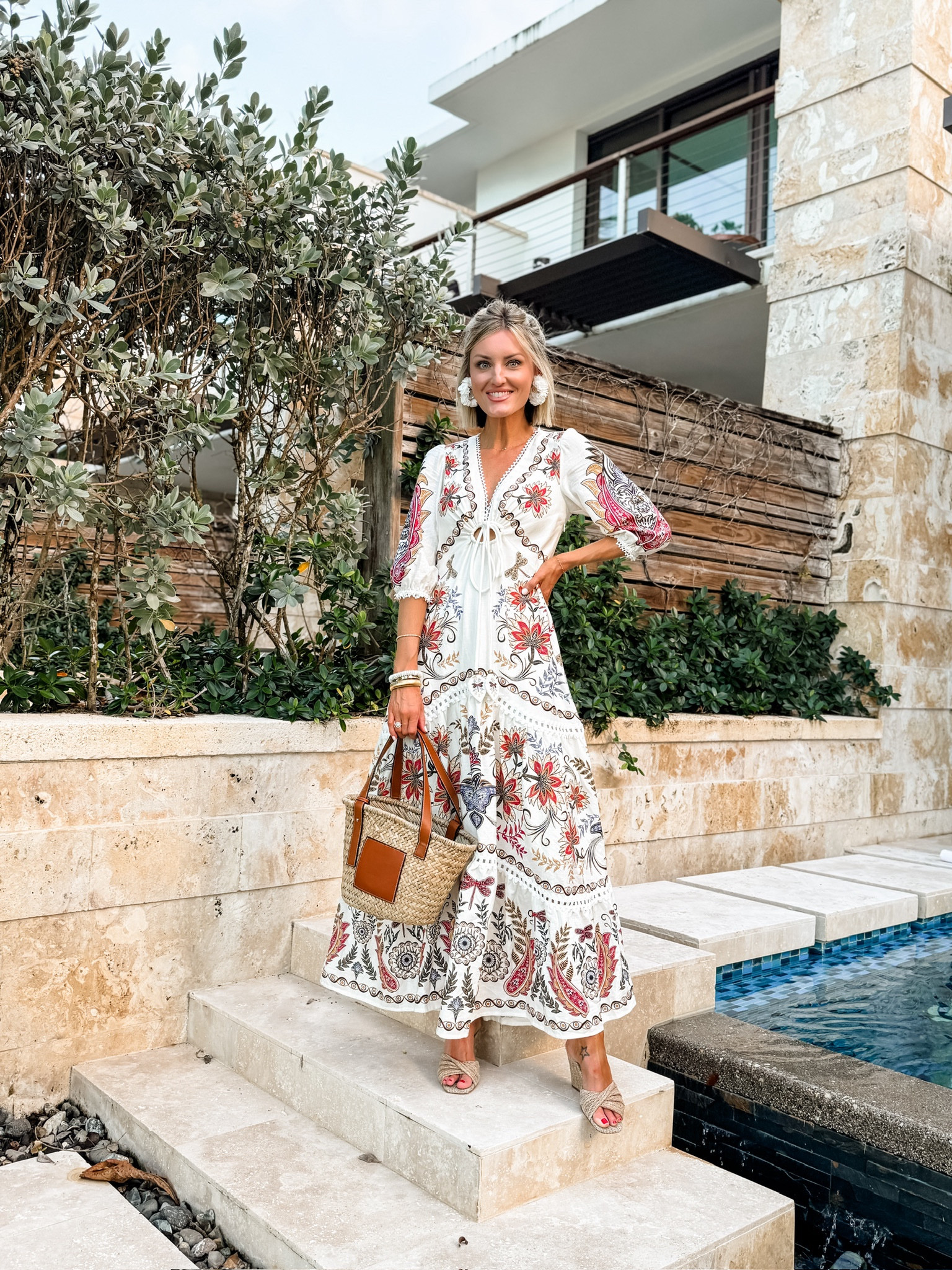 Such a stunning dress for vacation! Wearing XS! @anthropologie #anthropartner

Loverly Grey, resort wear, Farm Rio, Anthropologie, beach outfit, vacation outfit 

#LTKSeasonal #LTKStyleTip