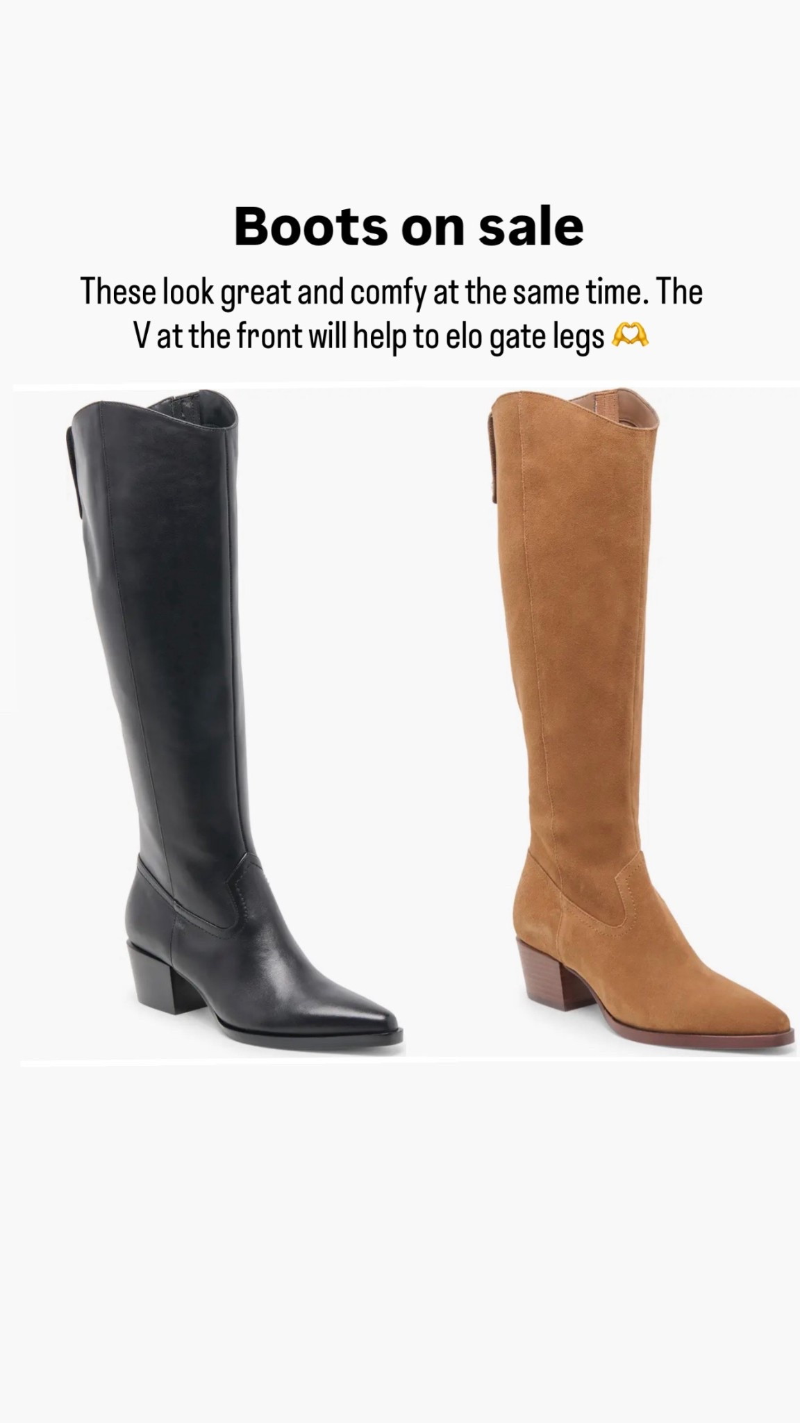 Tall black and camel boots on sale 

#LTKFindsUnder100 #LTKSaleAlert #LTKGiftGuide
